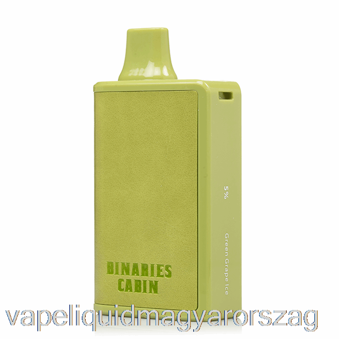 Horizon Bináris Kabin 10000 Eldobható Zöld Szőlő Jég Vape E Cigi